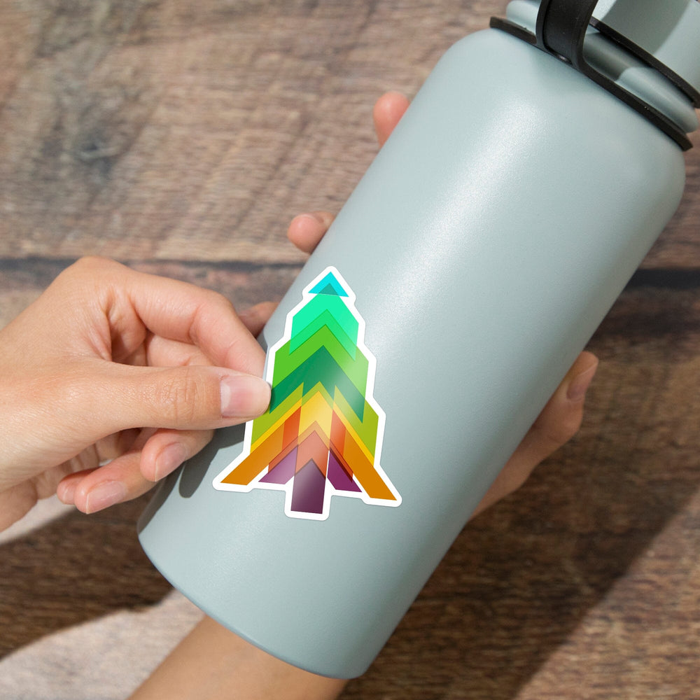 Game For Adventure Series, Bold Tree, Vinyl Sticker Sticker Lantern Press 
