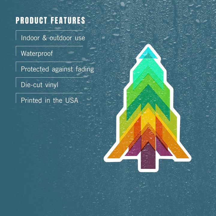 Game For Adventure Series, Bold Tree, Vinyl Sticker Sticker Lantern Press 