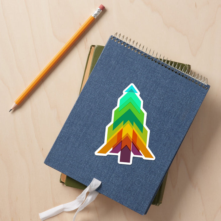 Game For Adventure Series, Bold Tree, Vinyl Sticker Sticker Lantern Press 