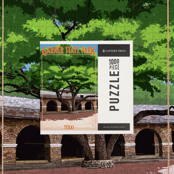Garner State Park, Texas, Casa Grande, Jigsaw Puzzle Puzzle Lantern Press 