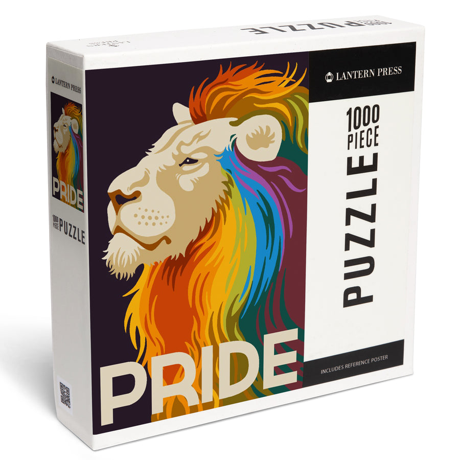 Gay Pride, Lion, Jigsaw Puzzle Puzzle Lantern Press 