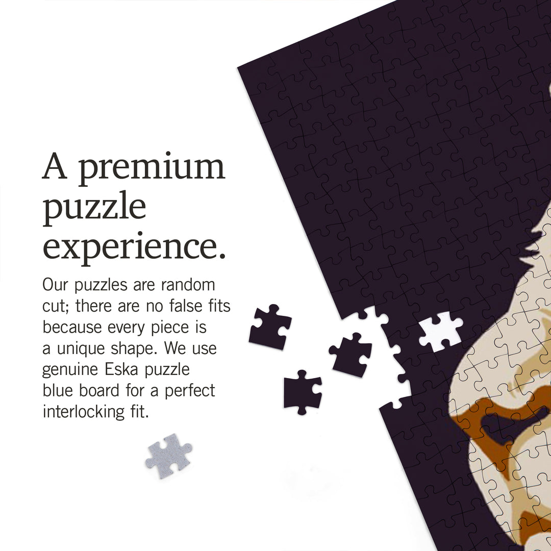 Gay Pride, Lion, Jigsaw Puzzle Puzzle Lantern Press 