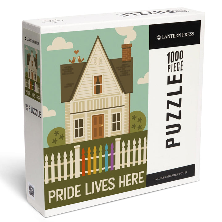 Gay Pride, Pride Lives Here, Jigsaw Puzzle Puzzle Lantern Press 