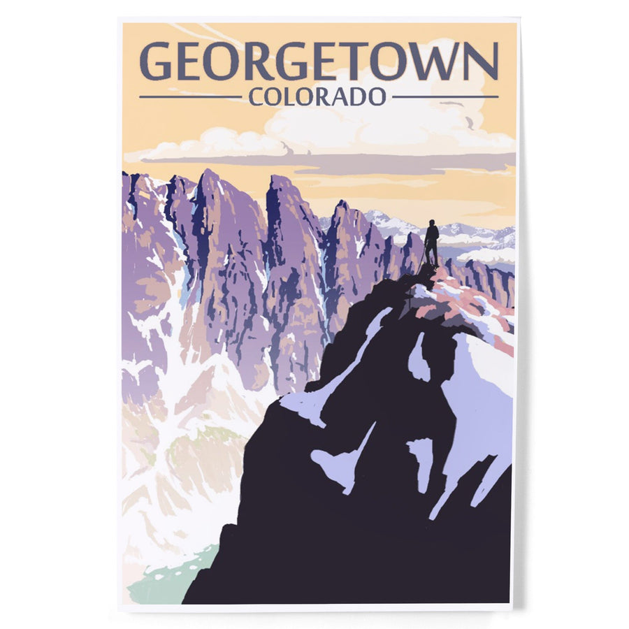 Georgetown, Colorado, The Sharkstooth, Art & Giclee Prints Art Lantern Press 