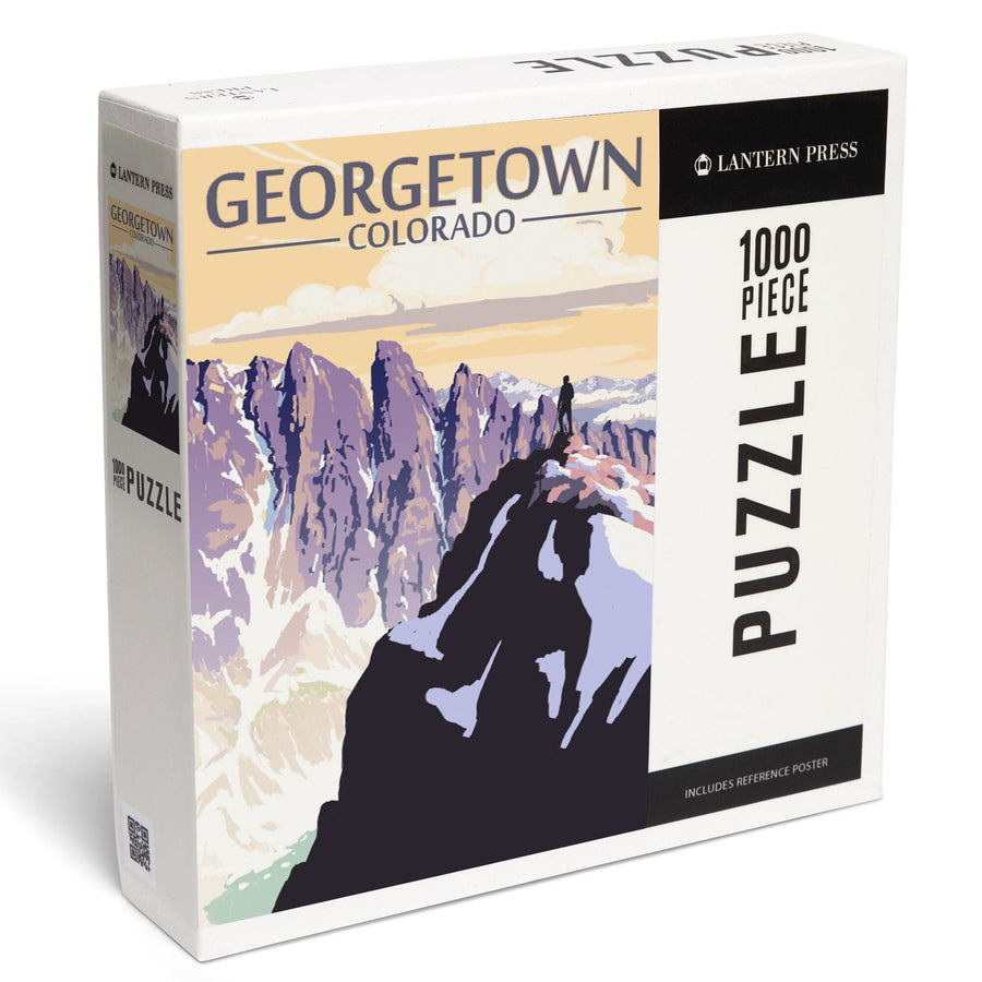 Georgetown, Colorado, The Sharkstooth, Jigsaw Puzzle Puzzle Lantern Press 