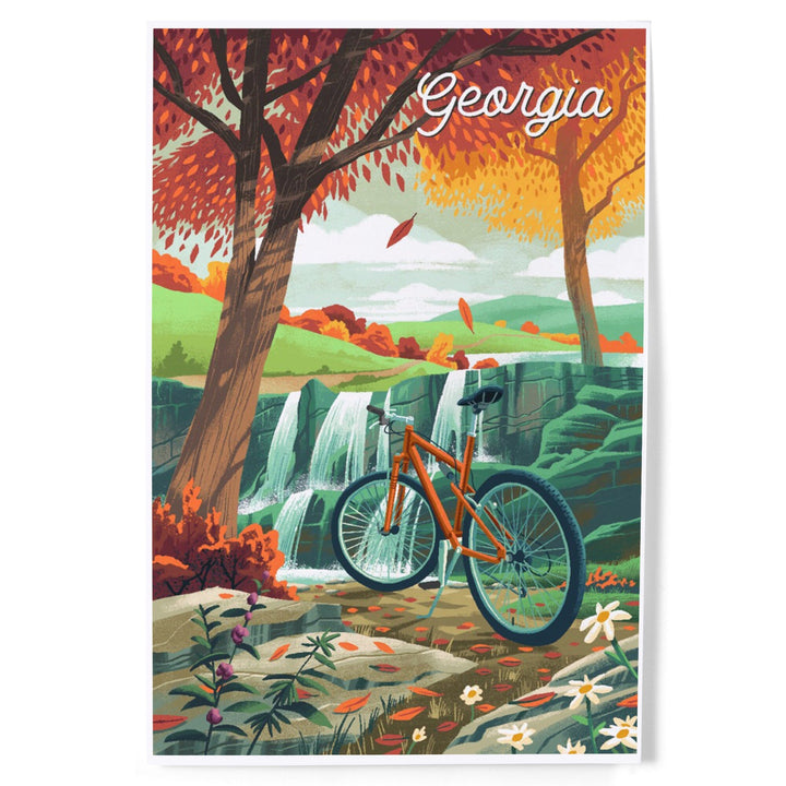 Georgia, Off To Wander, Cycling with Hills - Lantern Press