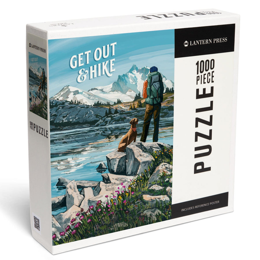 Get Out and Hike, Jigsaw Puzzle Puzzle Lantern Press 