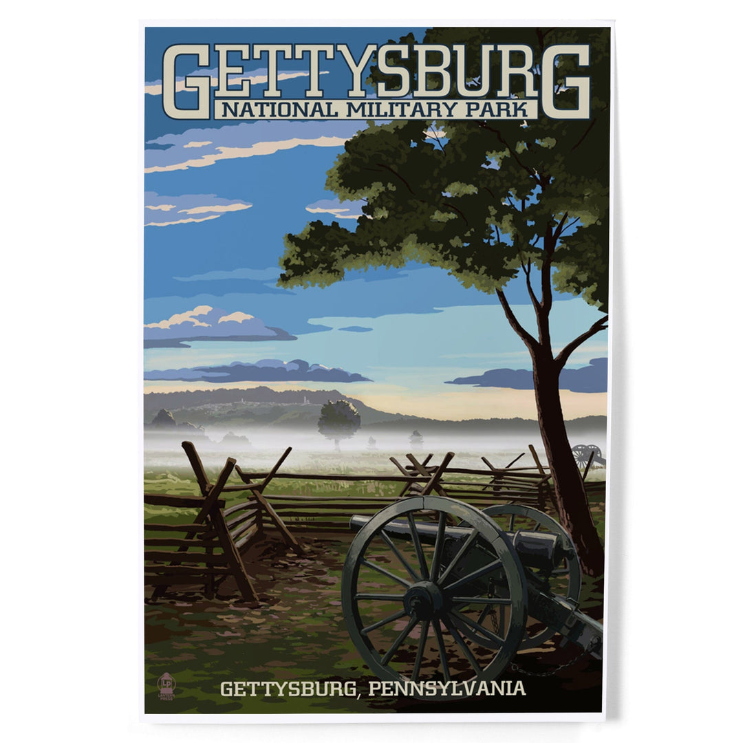 Gettysburg, Pennsylvania, Military Park, Art & Giclee Prints Art Lantern Press 