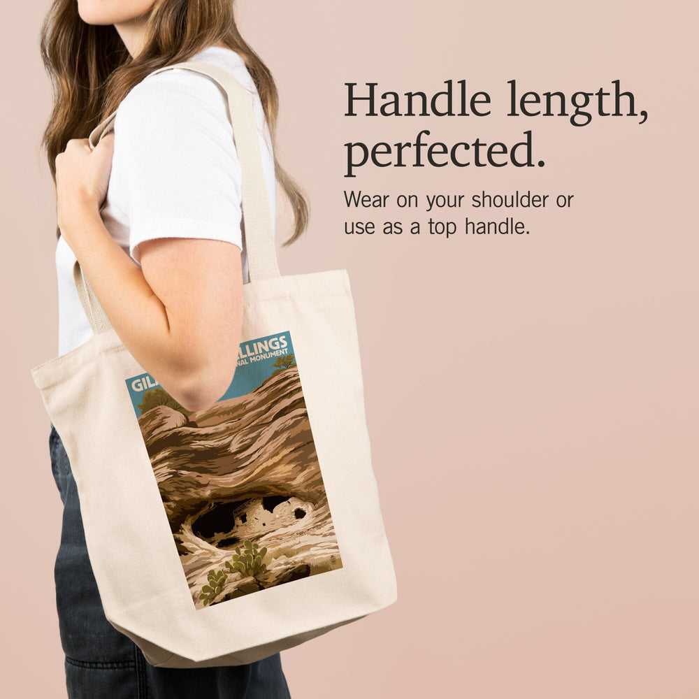 Gila Cliff Dwellings National Monument, New Mexico, Tote Bag Totes Lantern Press 