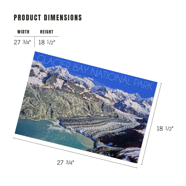 Glacier Bay National Park, Alaska, Mountain View, Jigsaw Puzzle Puzzle Lantern Press 
