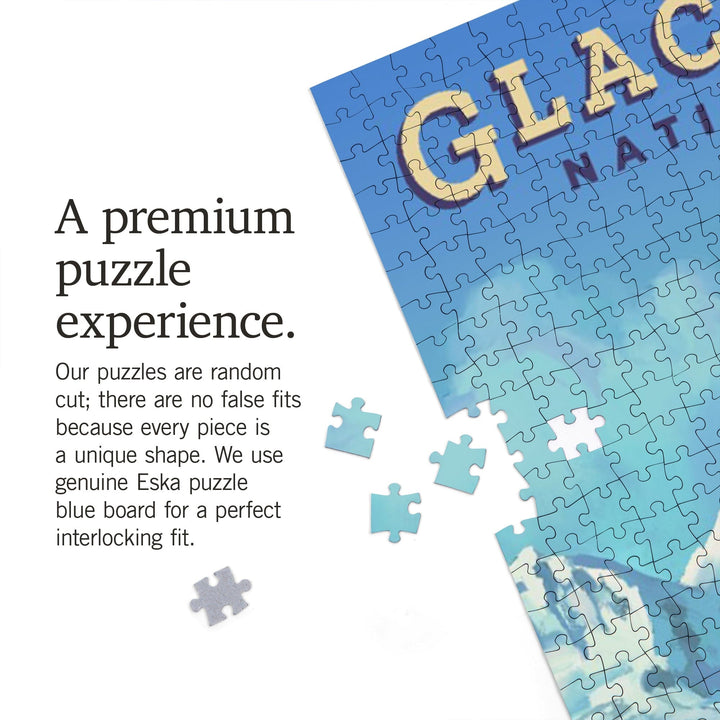 Glacier Bay National Park, Alaska, Oil Painting, Jigsaw Puzzle Puzzle Lantern Press 