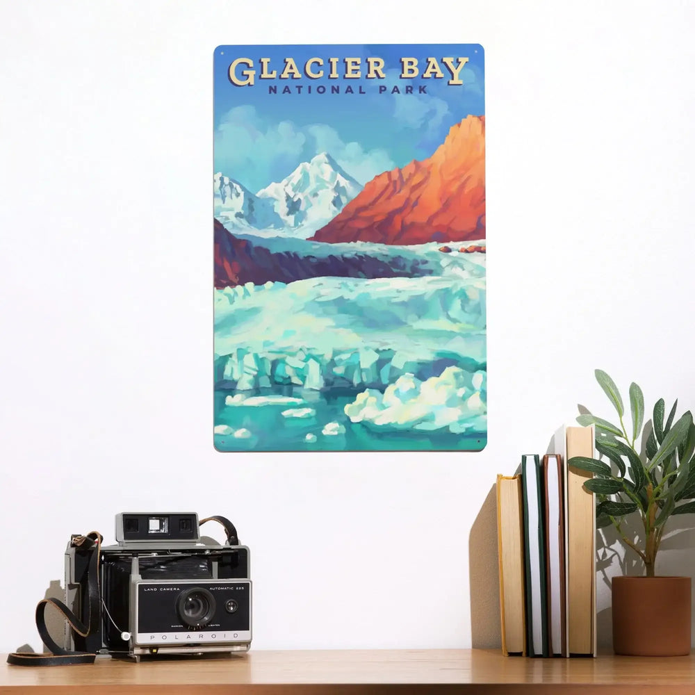 Glacier Bay National Park, Alaska, Oil Painting, Metal Signs Metal Lantern Press 