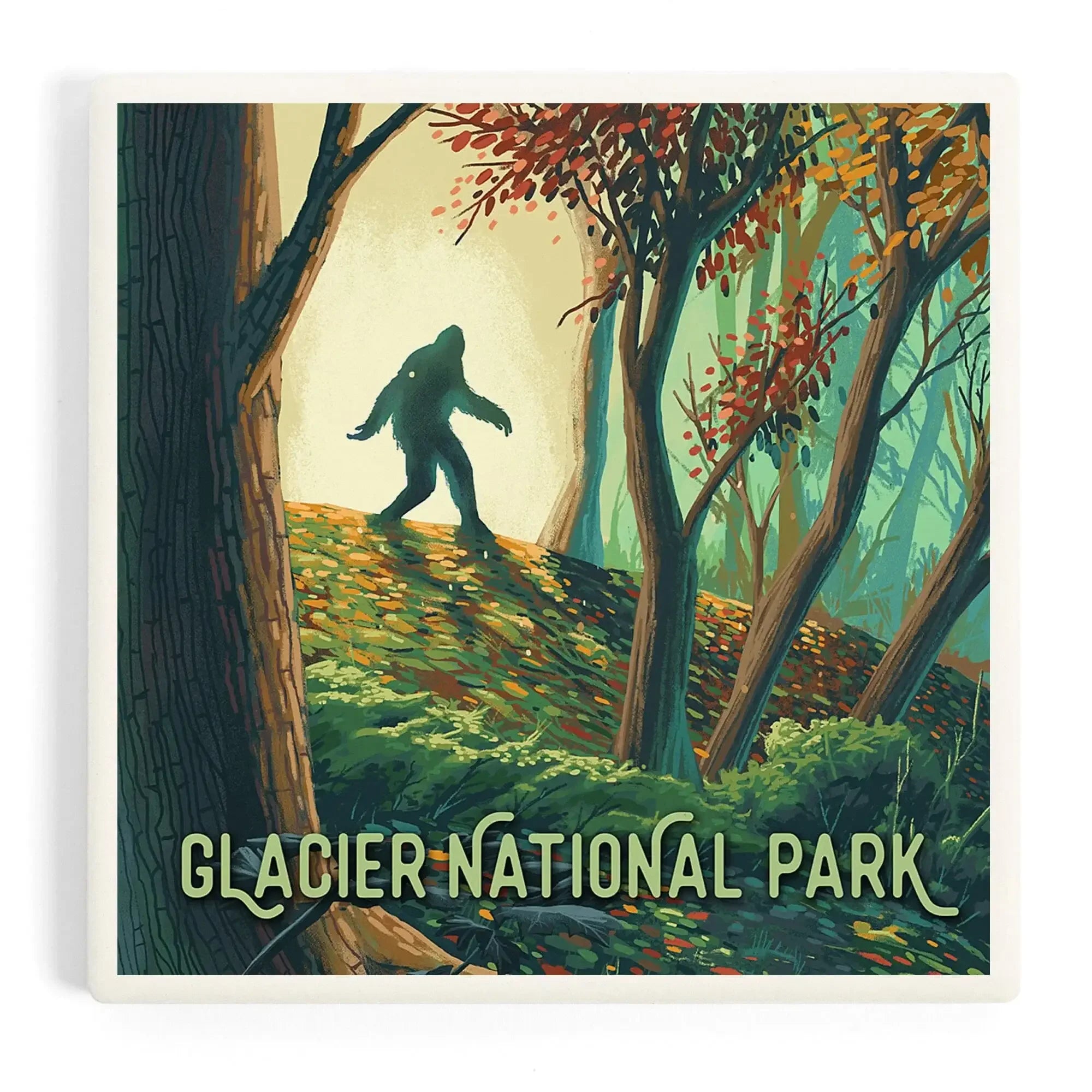 Glacier National Park, Montana, Wanderer, Bigfoot in Forest
