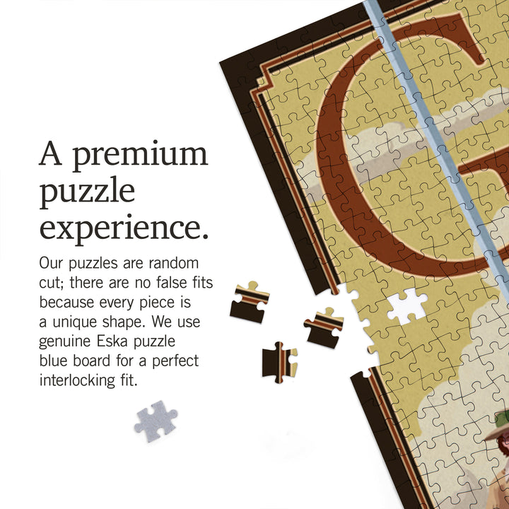 Golf, Much Ado about Putting, Jigsaw Puzzle Puzzle Lantern Press 