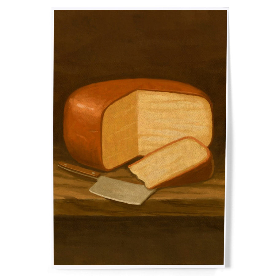 Gouda Cheese, Oil Painting, Art & Giclee Prints Art Lantern Press 