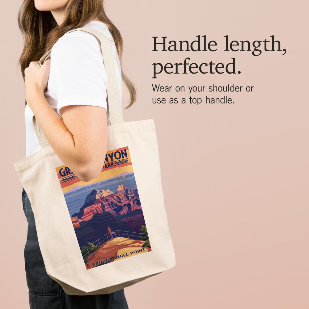 Grand Canyon National Park, Arizona, Bright Angel Point, Tote Bag Totes Lantern Press 