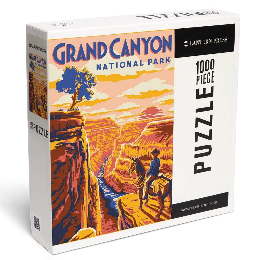 Grand Canyon National Park, Arizona, Explorer Series, Grand Canyon, Jigsaw Puzzle Puzzle Lantern Press 
