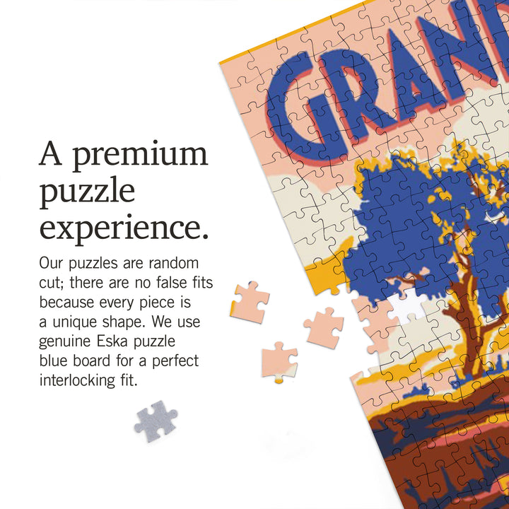 Grand Canyon National Park, Arizona, Explorer Series, Grand Canyon, Jigsaw Puzzle Puzzle Lantern Press 