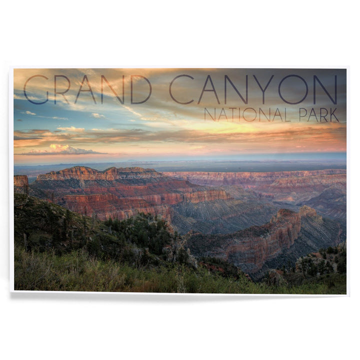 Grand Canyon National Park, Arizona, Hazy Canyon View, Art & Giclee Prints Art Lantern Press 