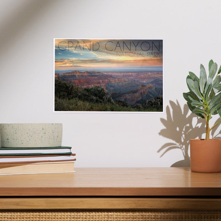 Grand Canyon National Park, Arizona, Hazy Canyon View, Art & Giclee Prints Art Lantern Press 