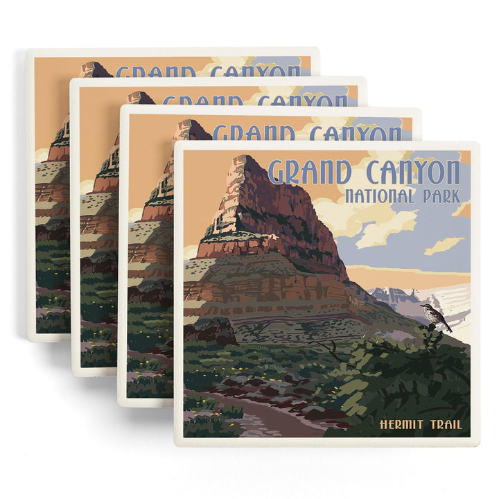 Grand Canyon National Park, Arizona, Hermit Trail, Coasters Coasters Lantern Press 