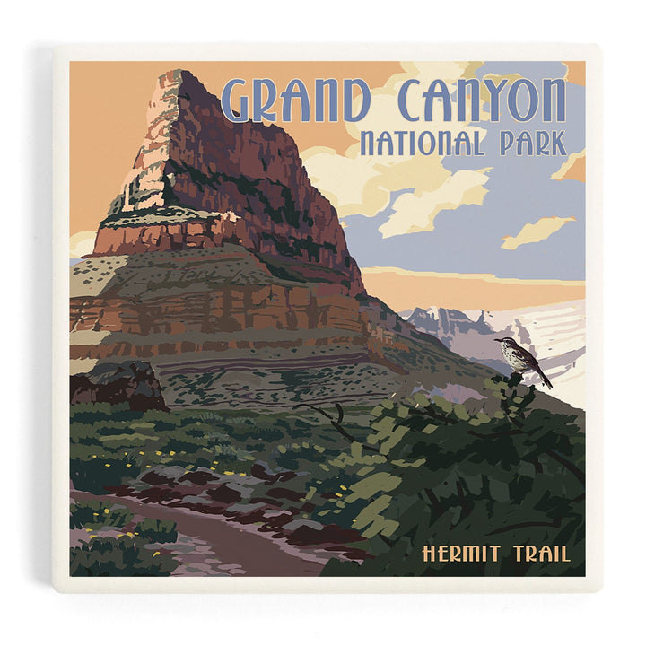Grand Canyon National Park, Arizona, Hermit Trail, Coasters Coasters Lantern Press 