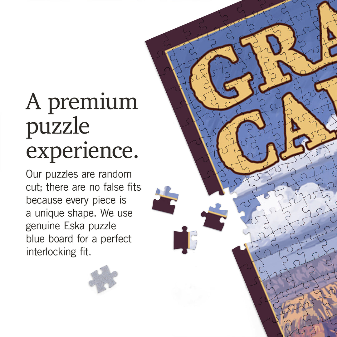 Grand Canyon National Park, Arizona, Mule Train, Jigsaw Puzzle Puzzle Lantern Press 