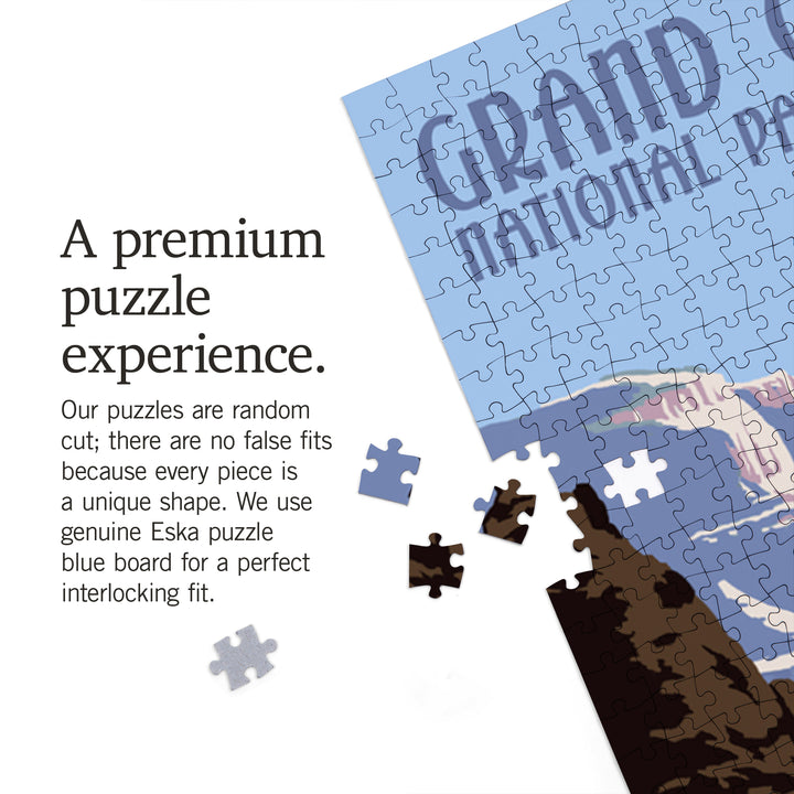 Grand Canyon National Park, Arizona, North Kaibab Trail, Jigsaw Puzzle Puzzle Lantern Press 