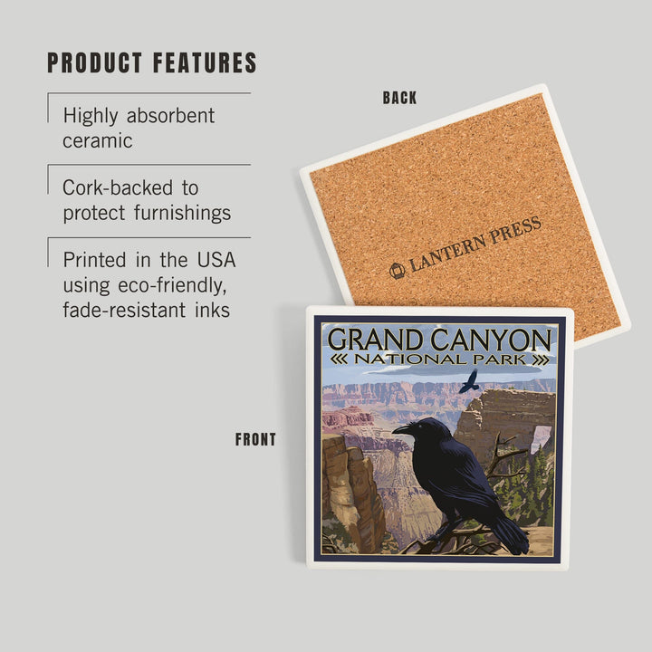 Grand Canyon National Park, Arizona, Ravens and Angels Window, Coasters Coasters Lantern Press 