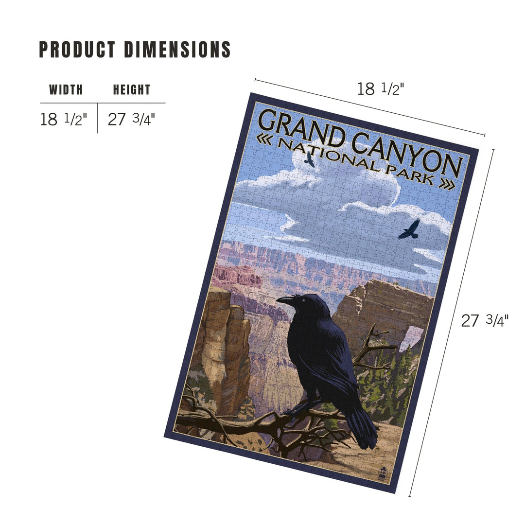 Grand Canyon National Park, Arizona, Ravens and Angels Window, Jigsaw Puzzle Puzzle Lantern Press 