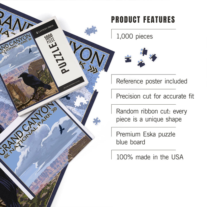 Grand Canyon National Park, Arizona, Ravens and Angels Window, Jigsaw Puzzle Puzzle Lantern Press 