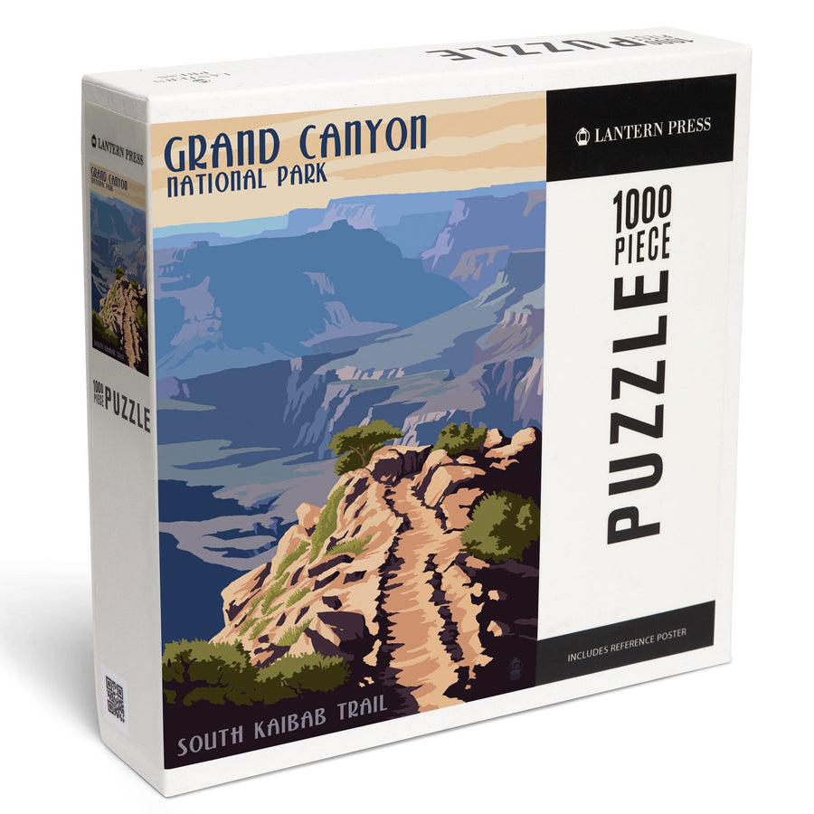 Grand Canyon National Park, Arizona, South Kaibab Trail, Jigsaw Puzzle Puzzle Lantern Press 