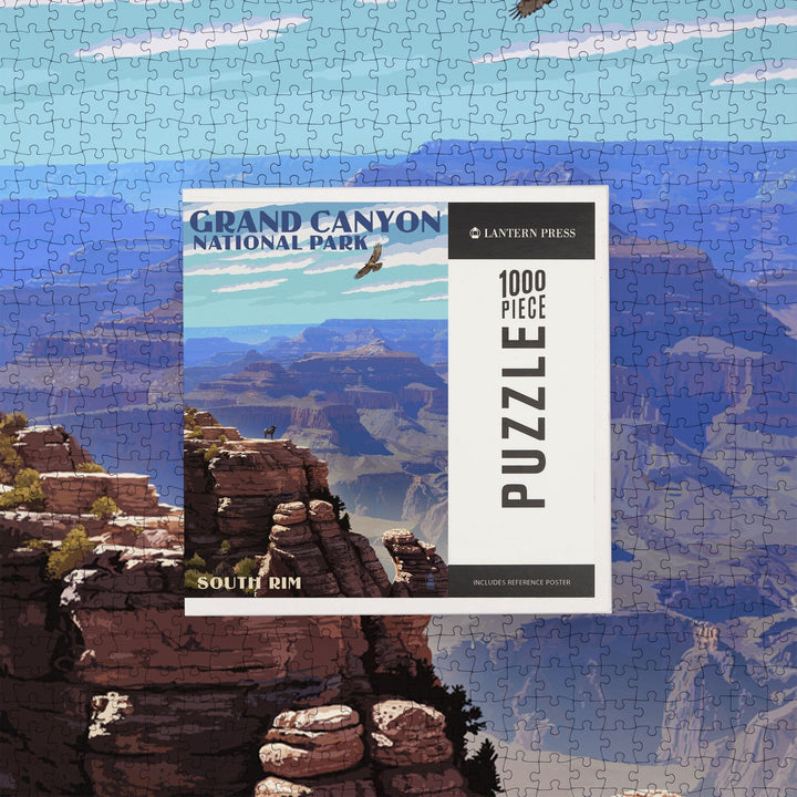 Grand Canyon National Park, Arizona, South Rim, Jigsaw Puzzle Puzzle Lantern Press 