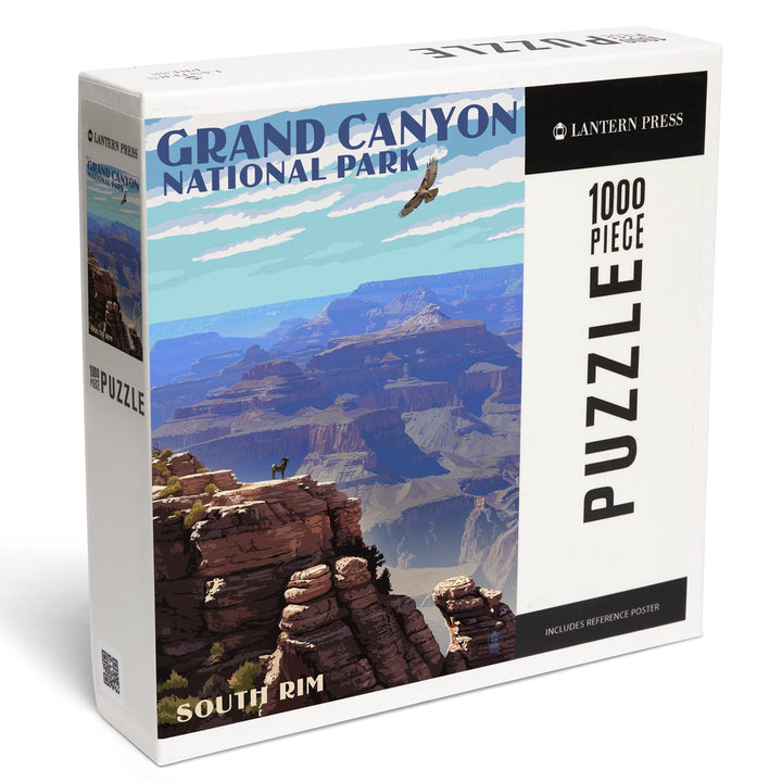 Grand Canyon National Park, Arizona, South Rim, Jigsaw Puzzle Puzzle Lantern Press 