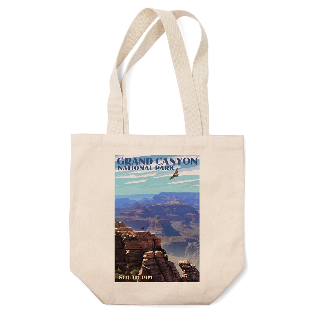 Grand Canyon National Park, Arizona, South Rim, Lantern Press Artwork, Tote Bag Totes Lantern Press 
