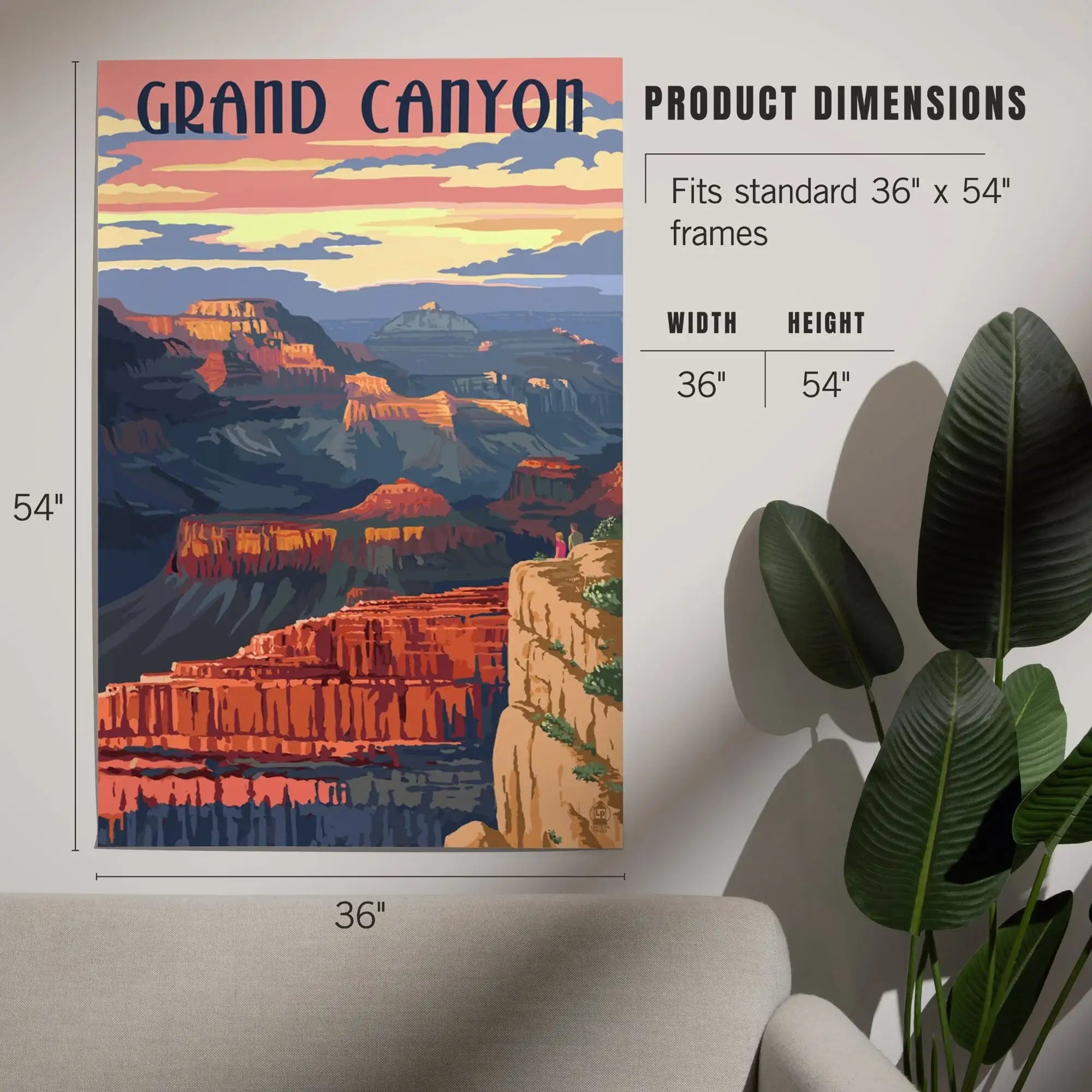 Grand Canyon National Park, Arizona, Sunset View, Art & Giclee