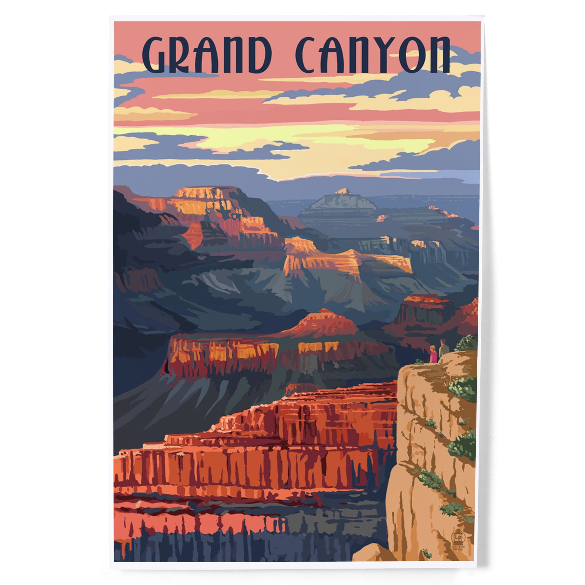 Vintage Framed Picture of fashion Grand Canyon