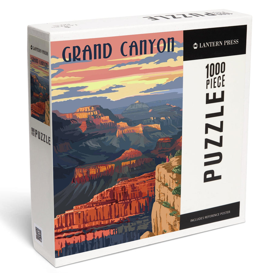 Grand Canyon National Park, Arizona, Sunset View, Jigsaw Puzzle Puzzle Lantern Press 