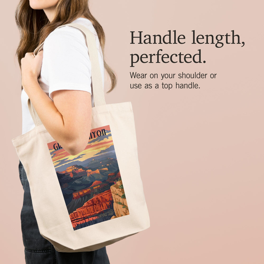 Grand Canyon National Park, Arizona, Sunset View, Tote Bag Totes Lantern Press 