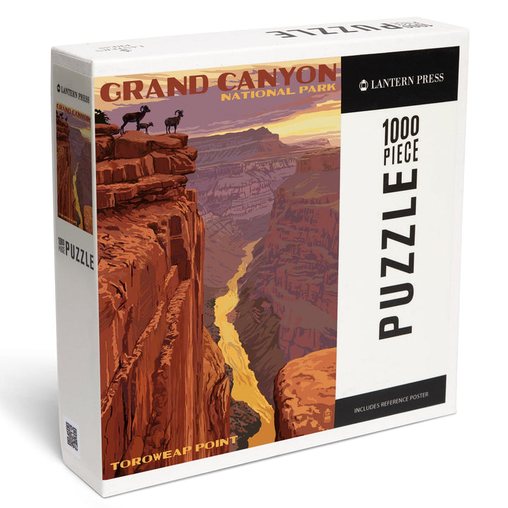 Grand Canyon National Park, Arizona, Toroweap Point, Jigsaw Puzzle Puzzle Lantern Press 