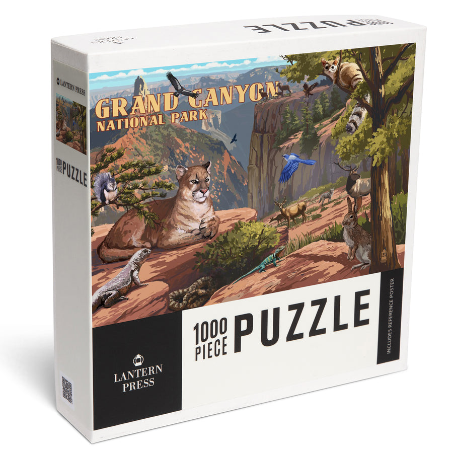 Grand Canyon National Park, Arizona, Wildlife Utopia, Jigsaw Puzzle Puzzle Lantern Press 