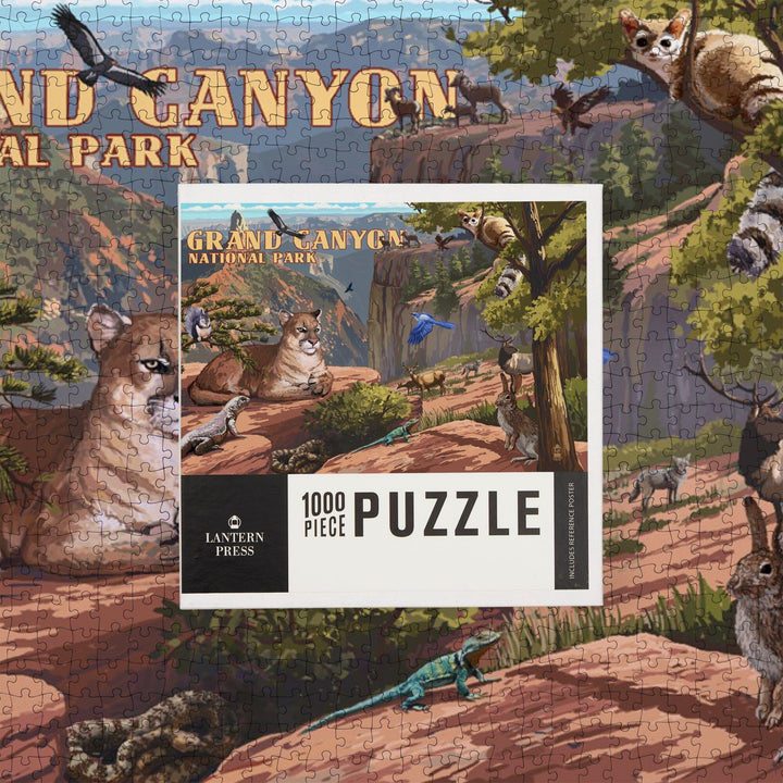 Grand Canyon National Park, Arizona, Wildlife Utopia, Jigsaw Puzzle Puzzle Lantern Press 