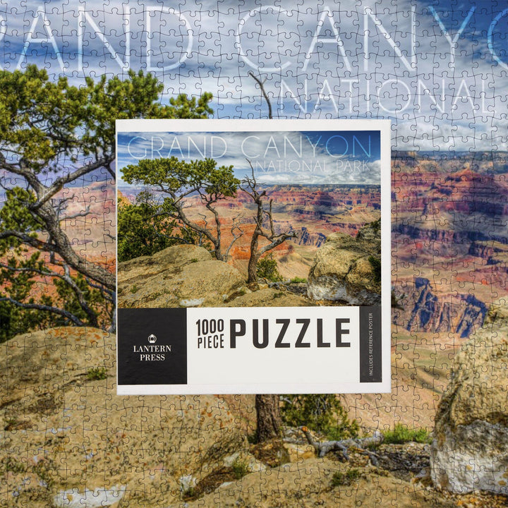 Grand Canyon National Park, Canyon View, Jigsaw Puzzle Puzzle Lantern Press 