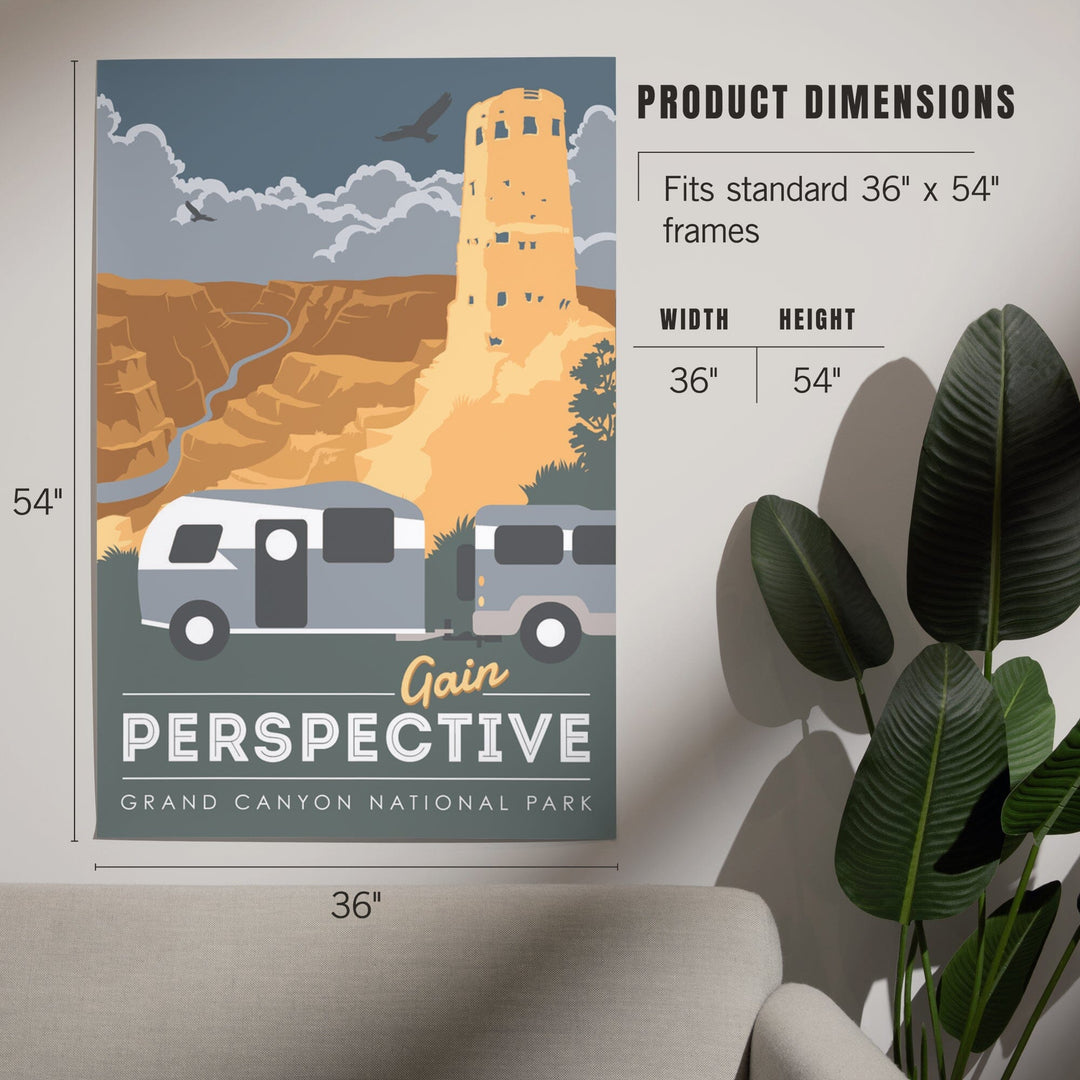 Grand Canyon National Park, Gain Perspective, Art & Giclee Prints Art Lantern Press 