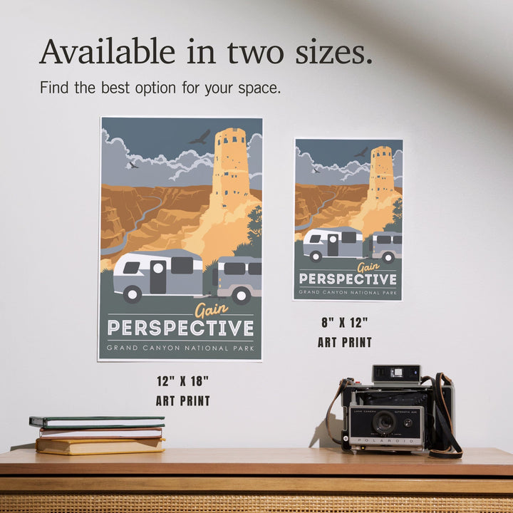 Grand Canyon National Park, Gain Perspective, Art & Giclee Prints Art Lantern Press 