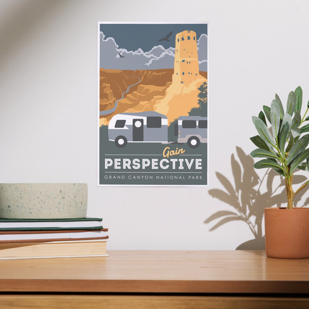 Grand Canyon National Park, Gain Perspective, Art & Giclee Prints Art Lantern Press 