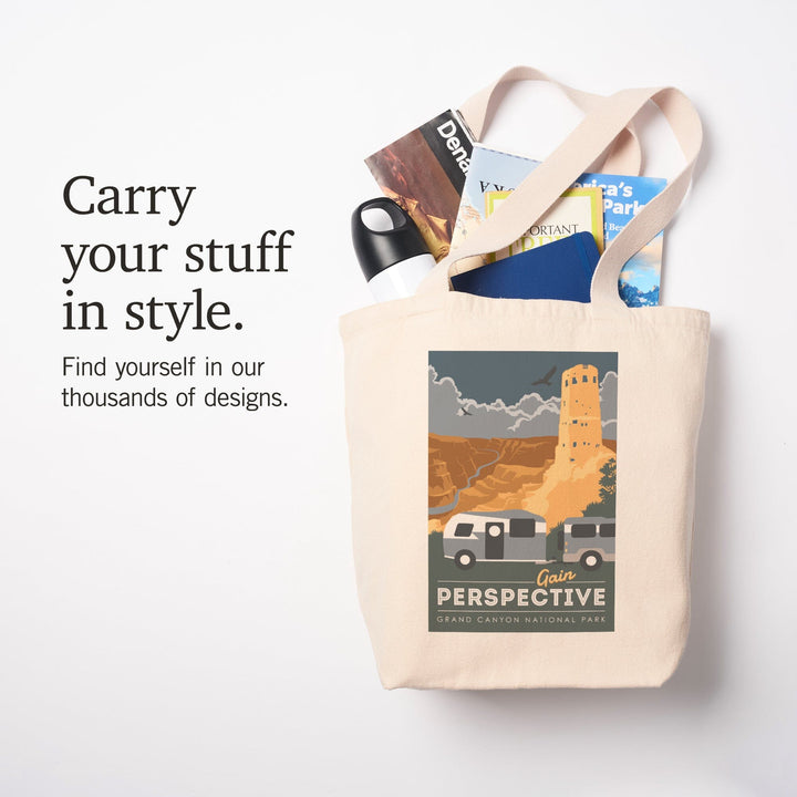 Grand Canyon National Park, Gain Perspective, Tote Bag Totes Lantern Press 