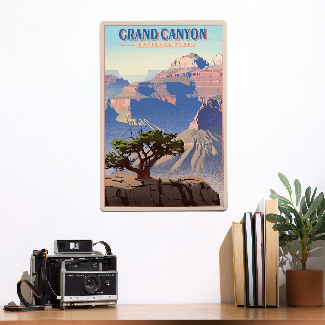 Grand Canyon National Park, Lithograph, Metal Signs Metal Lantern Press 