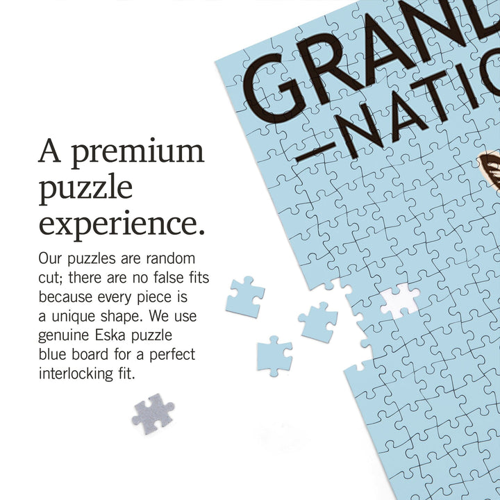 Grand Canyon National Park, Mountain Lion, Jigsaw Puzzle Puzzle Lantern Press 