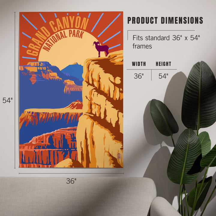 Grand Canyon National Park, Psychedelic, Art & Giclee Prints Art Lantern Press 